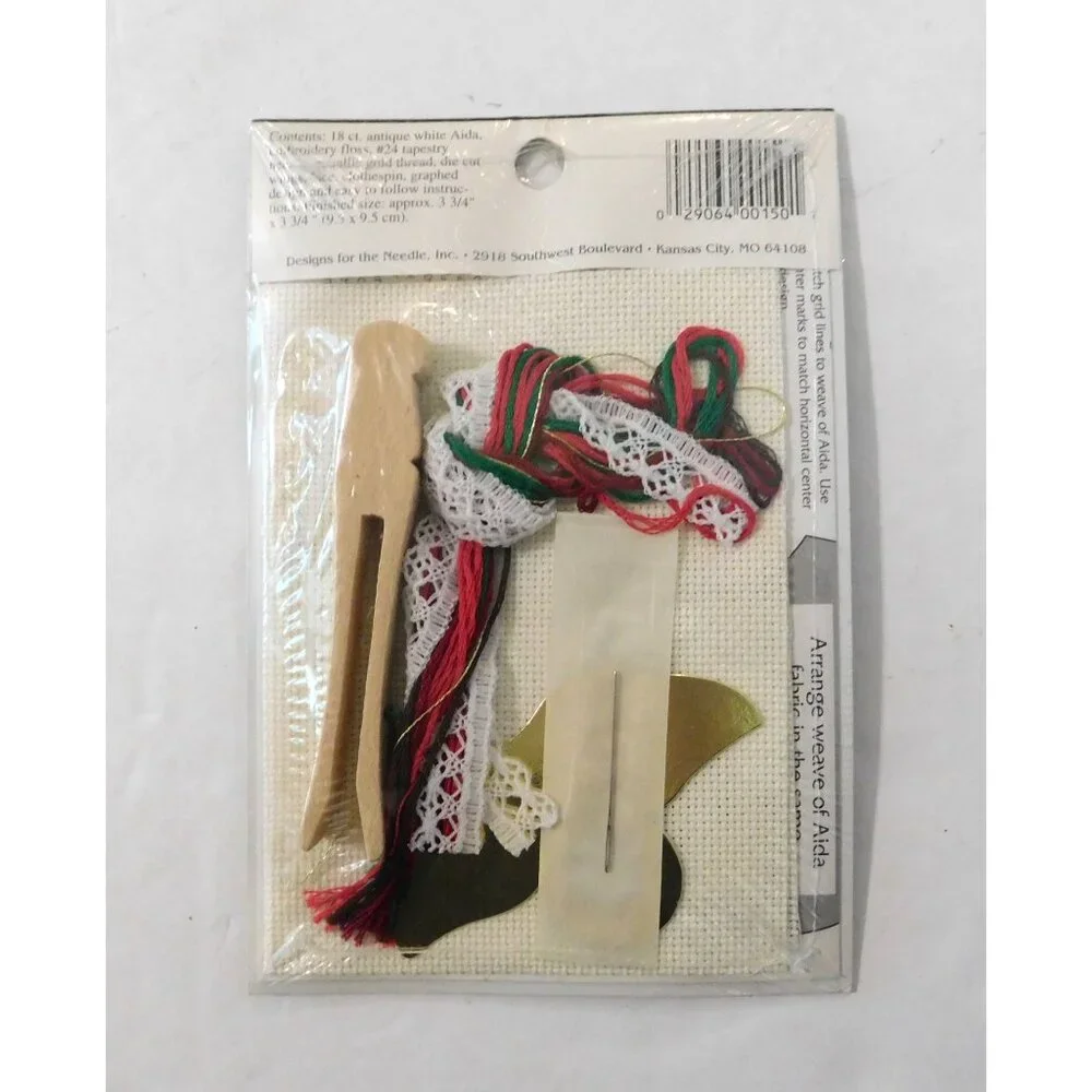 Designs For The Needle Joy Angel Ornament Counted Cross Stitch Kit Sealed